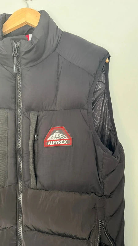 Alpyrex Black Puffer Gilet - XL