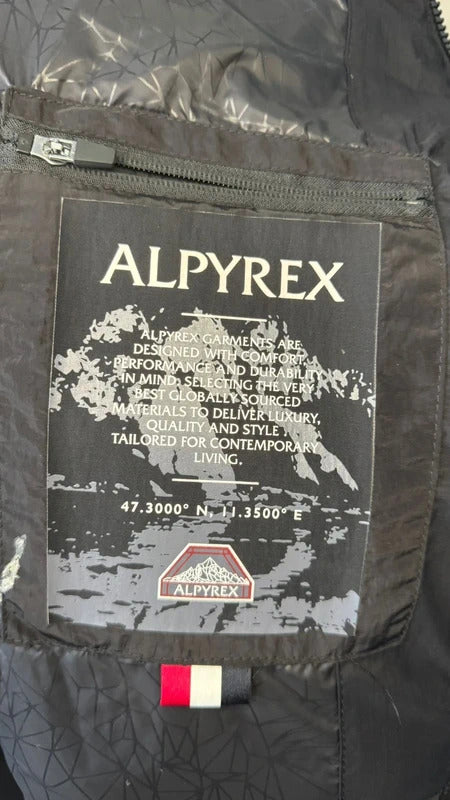 Alpyrex Black Puffer Gilet - XL