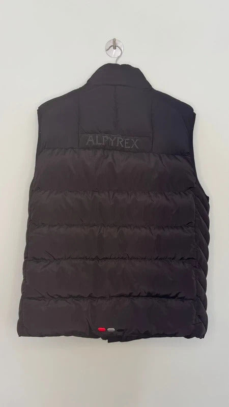 Alpyrex Black Puffer Gilet - XL