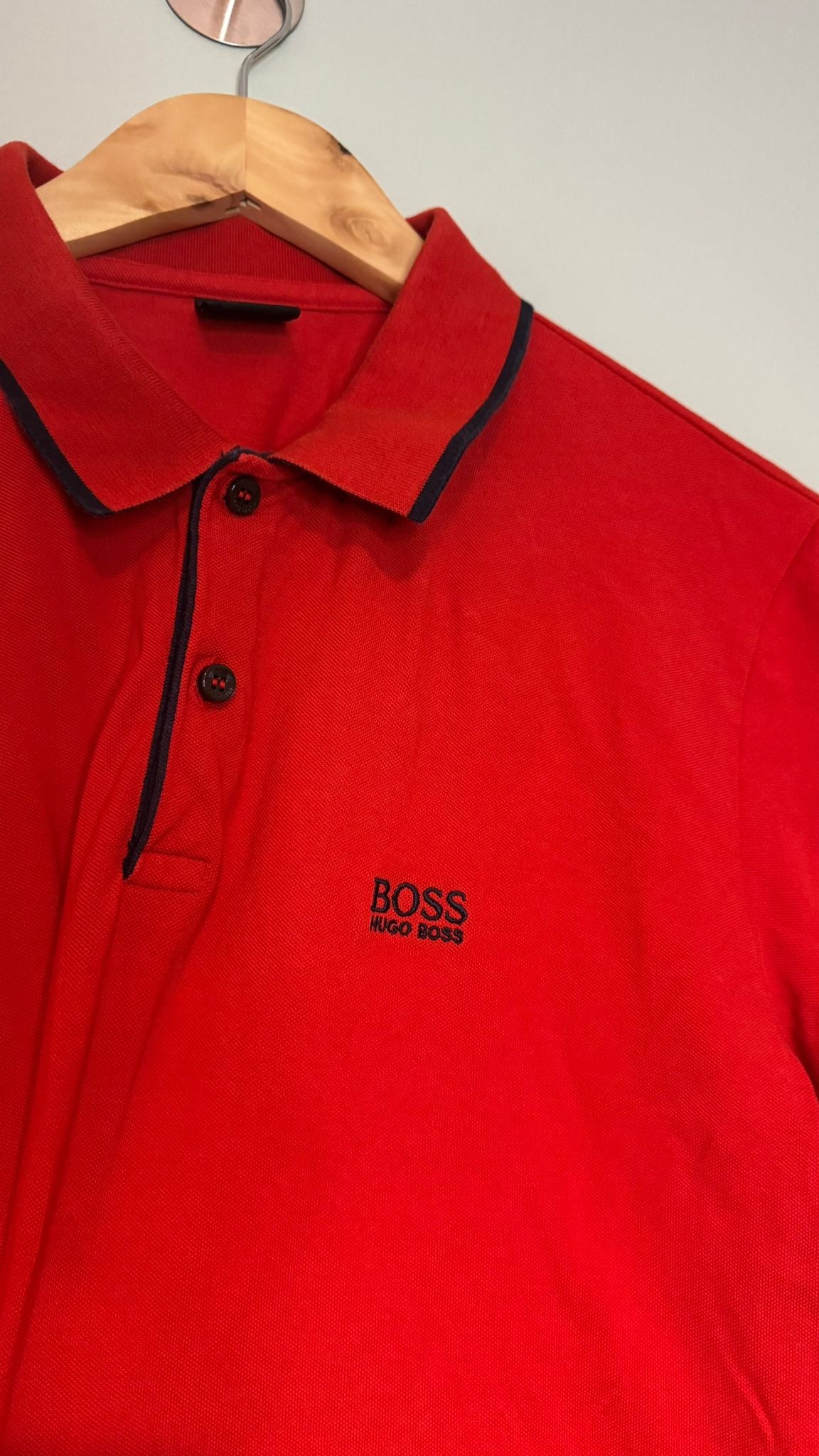 BOSS Hugo Boss Firenze 33 Polo Shirt Men’s Large Red