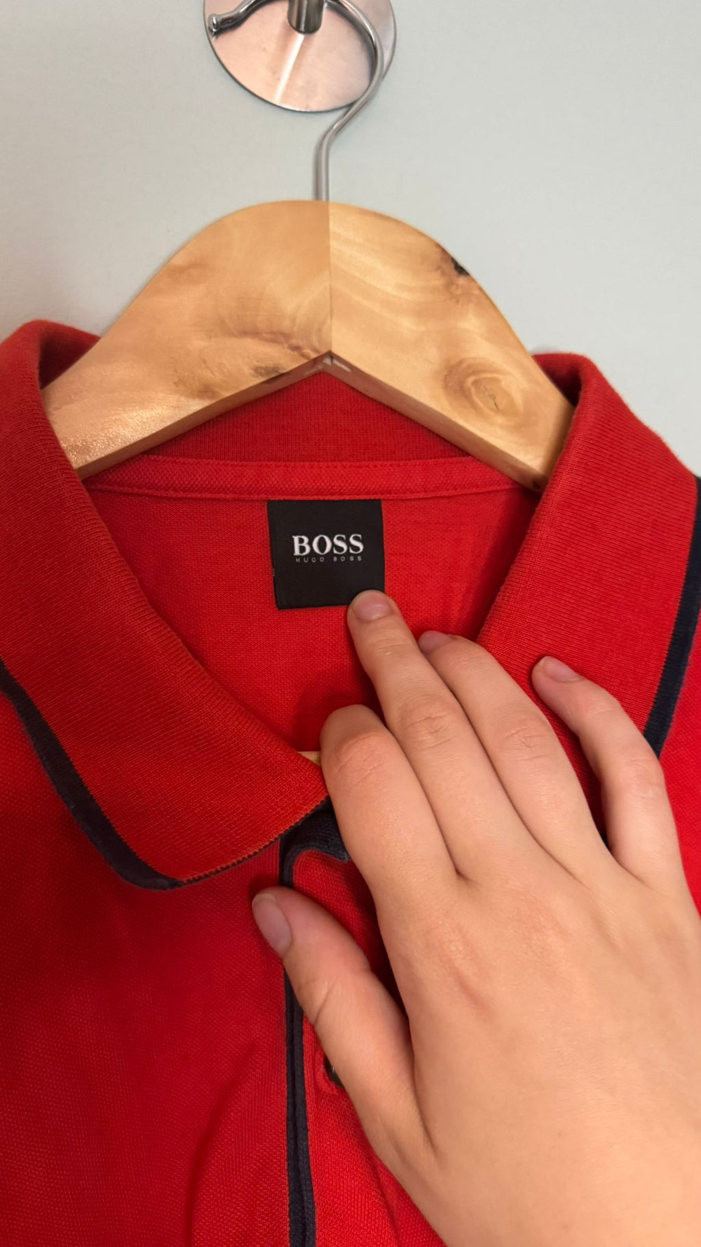 BOSS Hugo Boss Firenze 33 Polo Shirt Men’s Large Red