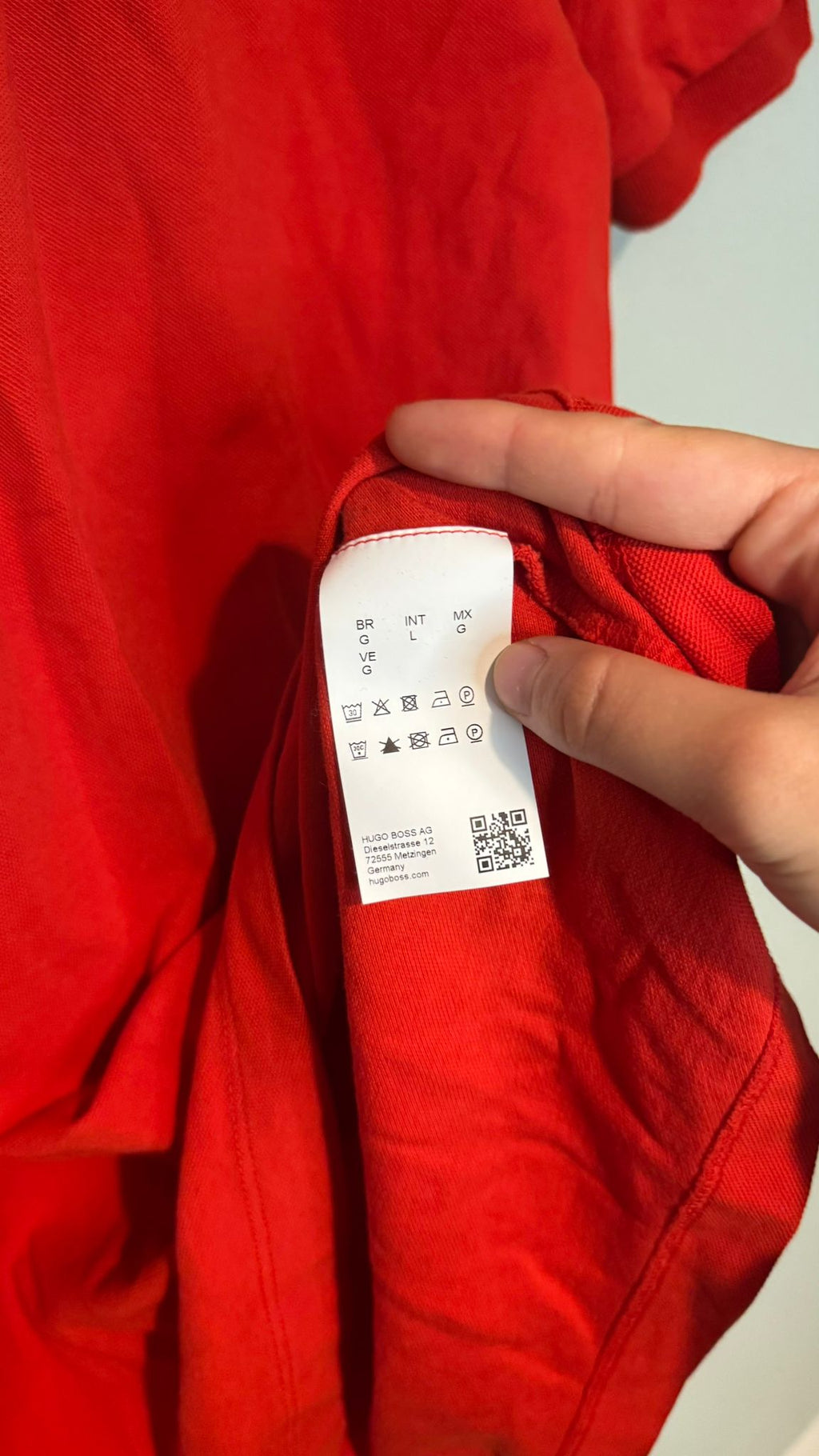 BOSS Hugo Boss Firenze 33 Polo Shirt Men’s Large Red