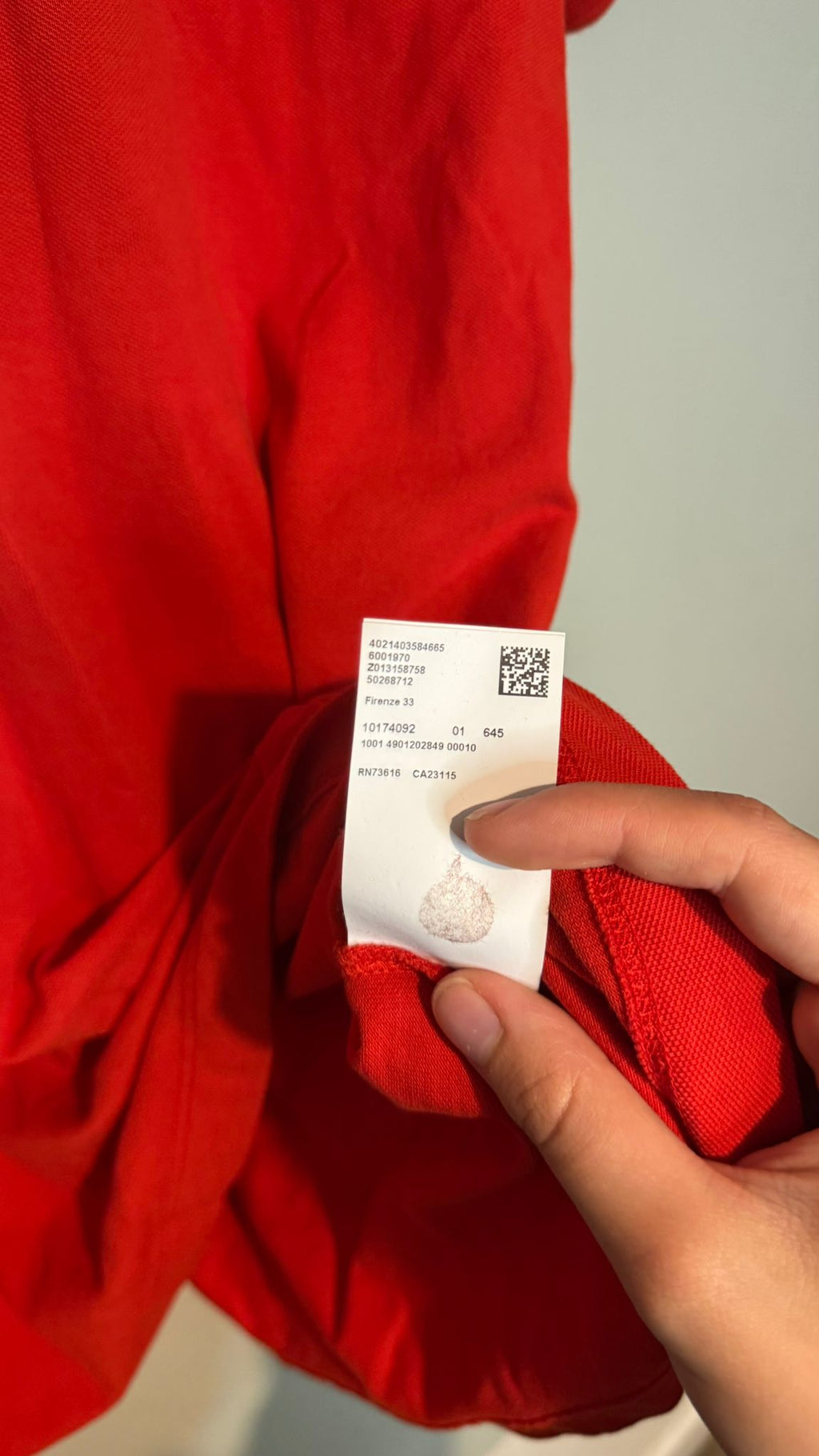 BOSS Hugo Boss Firenze 33 Polo Shirt Men’s Large Red