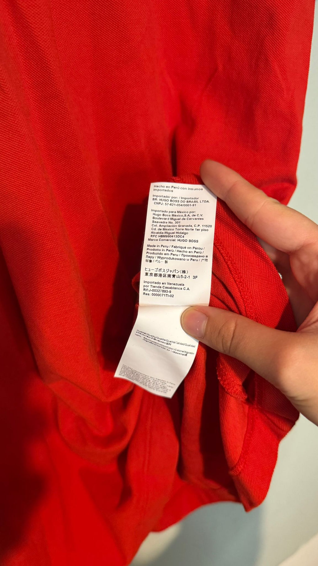 BOSS Hugo Boss Firenze 33 Polo Shirt Men’s Large Red
