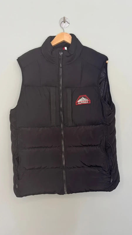 Alpyrex Black Puffer Gilet - XL