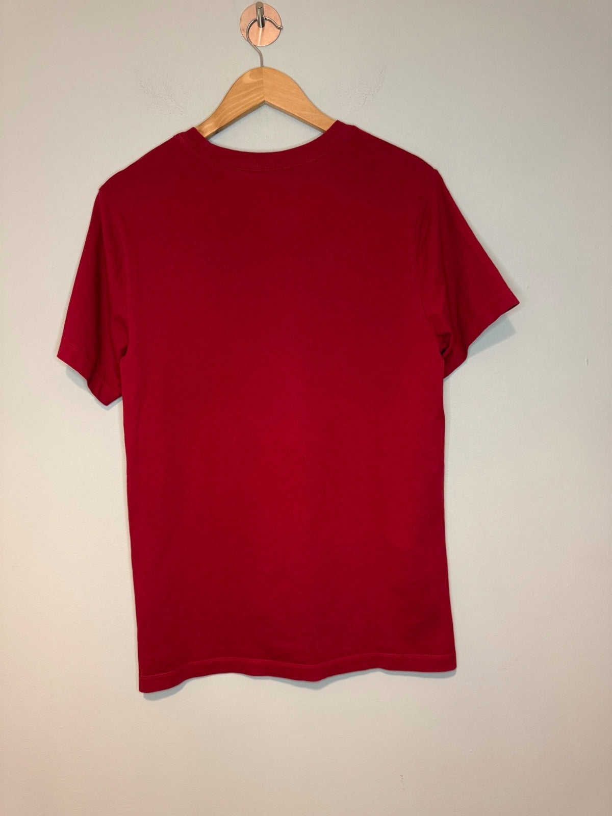 Red Jordan T-Shirt with Black Jumpman Logo, Size Medium